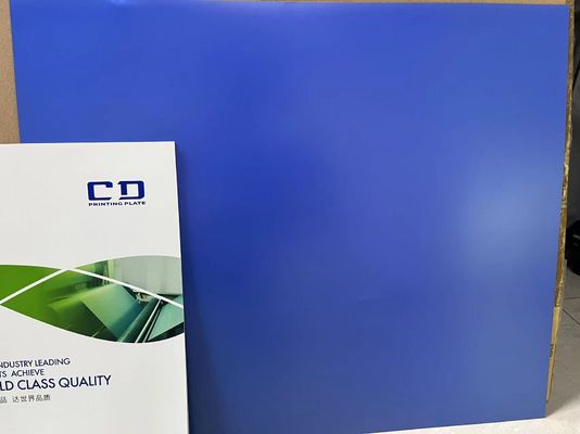 0.15-0.30mm CTP Druckplatte Blau Einfachmantel 18 Monate Haltbarkeit