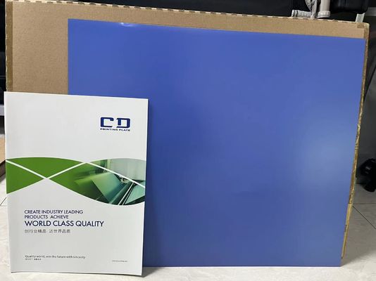 Einschichtige positive CTCP-Druckplatte mit 40–50 mJ/cm2 Belichtungsenergie für den Zeitungsdruck