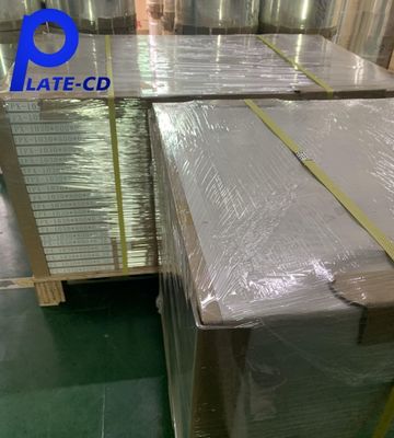Normalfarbe 350000 Abdrücke Ungebäckte CTP-Platte für den Doppelbeschichtungsprozess