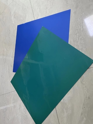 0.15mm Aluminium CTCP Druckplatte Anpassbar Grüne und Blaue Beschichtung